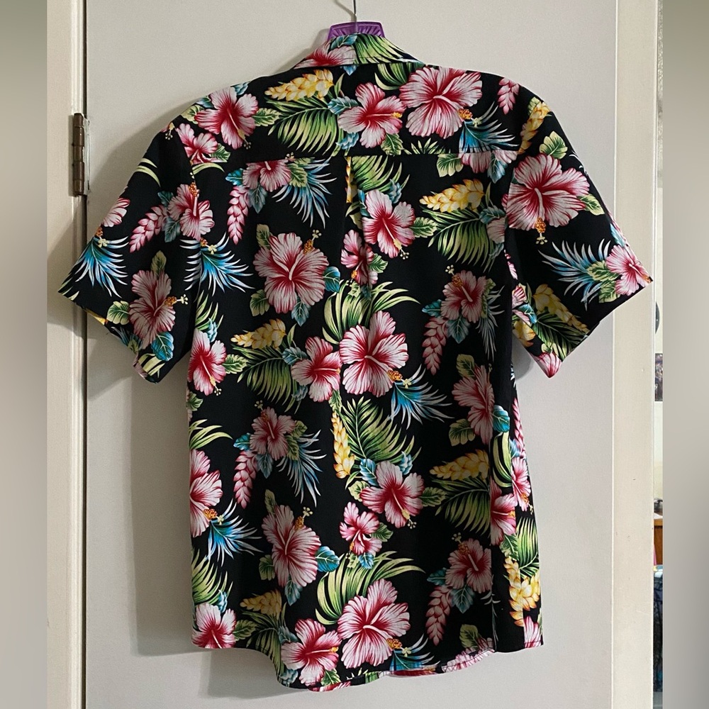 SSLR men’s Hawaiian shirt small excellent condition hundred percent cotton - Picture 2 of 6